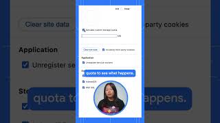 Simulate low storage quota with DevTools 